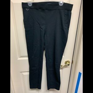 A pair of black work pants